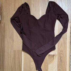 Abercrombie & Fitch chocolate Bodysuit